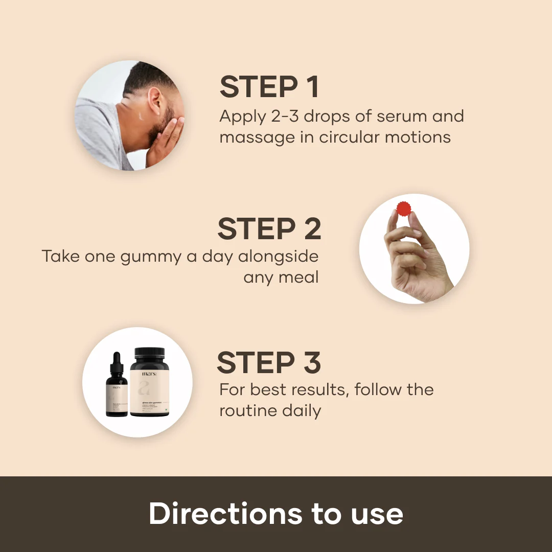 Acne Repair Formula: Alpha Arbutin Serum & Vitamin C Gummies with Hyaluronic Acid - Image 4