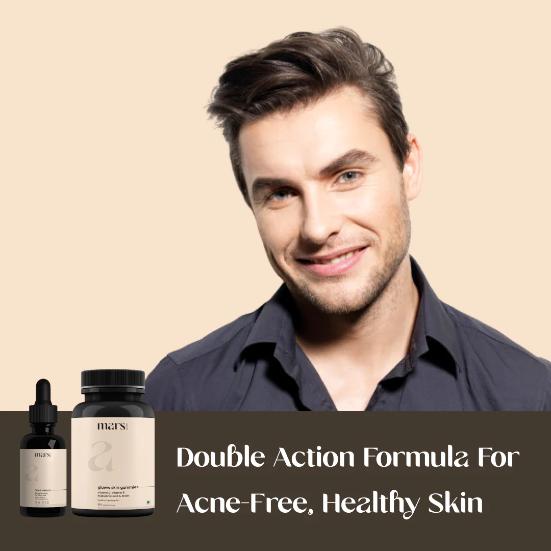 Acne Repair Formula: Alpha Arbutin Serum & Vitamin C Gummies with Hyaluronic Acid - Image 6