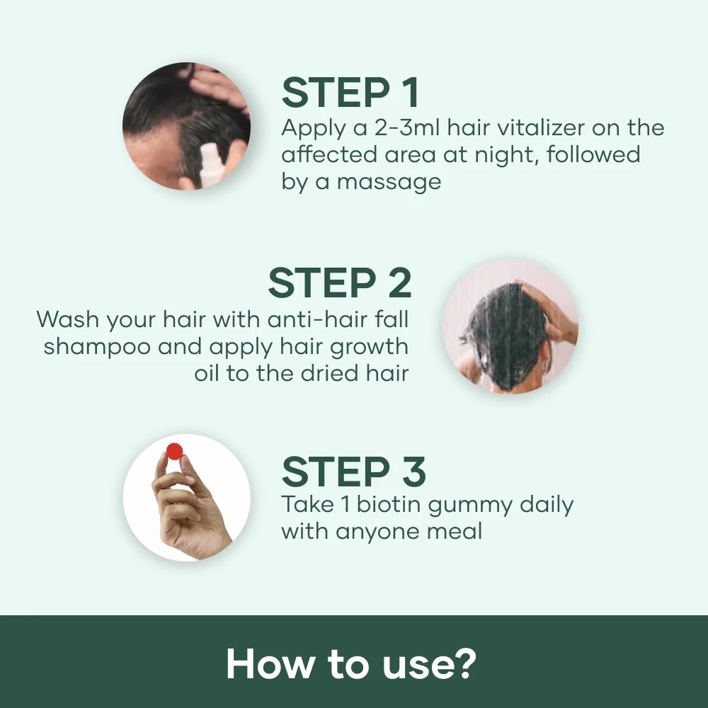 Advanced Scalp Treatment for Hairfall (1 Month Pack) - Image 7