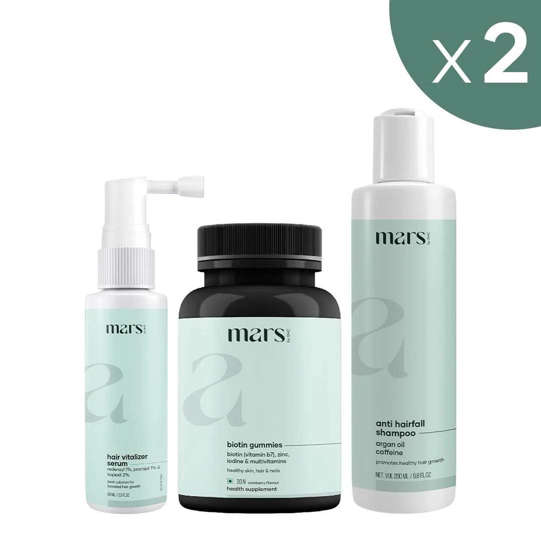 Mars Hair Loss Treatment Kit (1 Month Pack) - Image 8