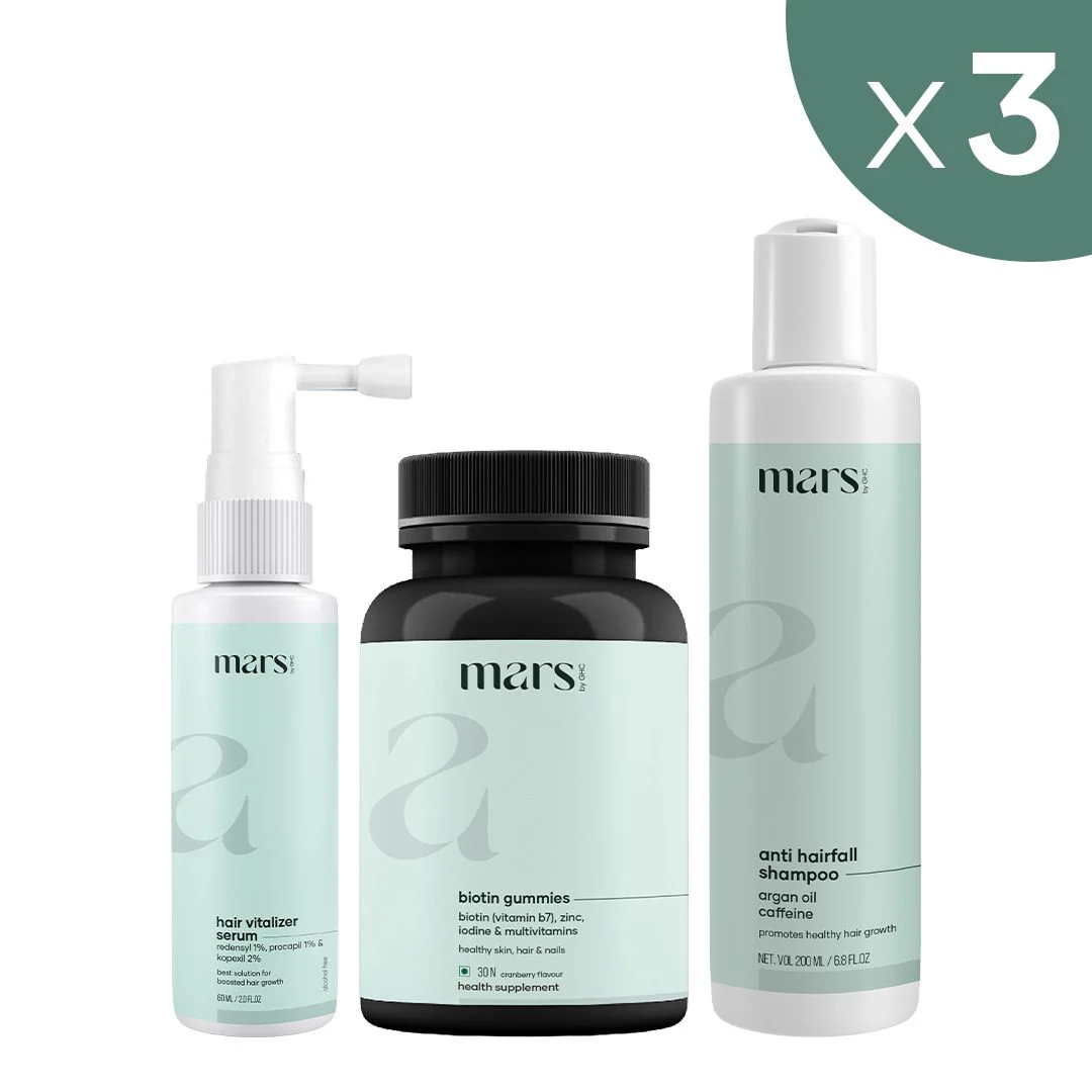 Mars Hair Loss Treatment Kit (1 Month Pack) - Image 9