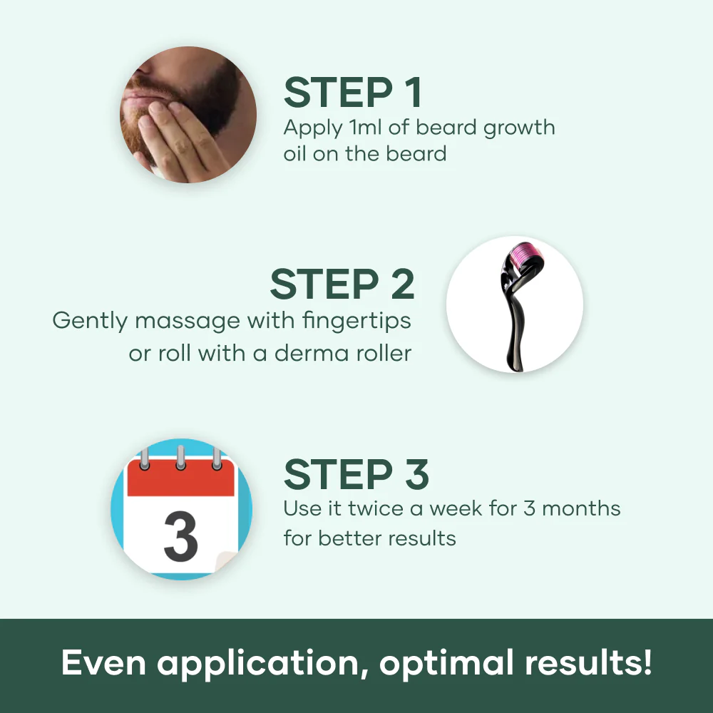 Beard Growth Oil for Smooth Beard - (200 ml) - Image 5