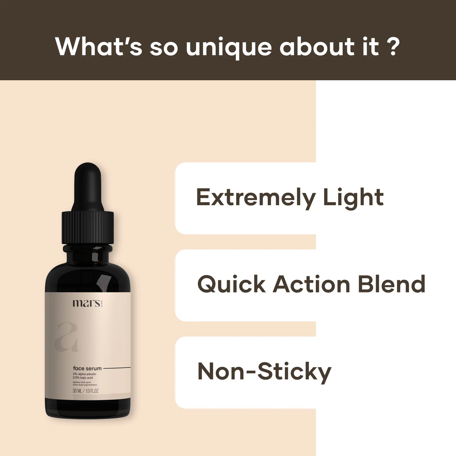 Face Serum for Dark Spots with Alpha Arbutin (1 Month Pack) - Image 3