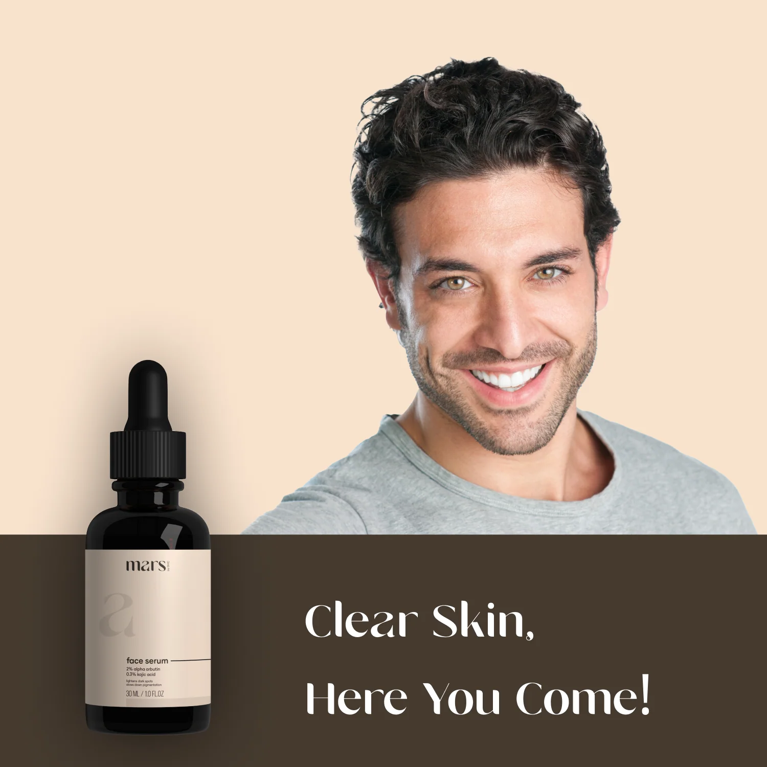 Face Serum for Dark Spots with Alpha Arbutin (1 Month Pack) - Image 5