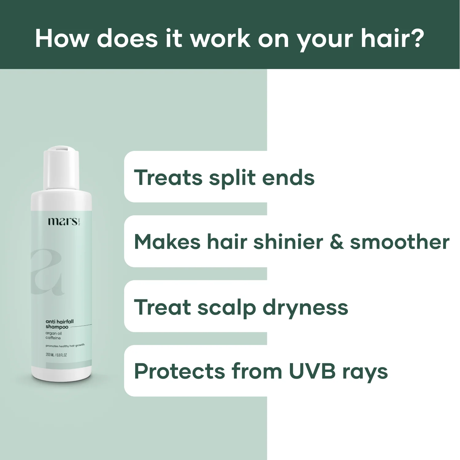 Anti Hairfall Shampoo for Men | SLS Free | Paraben Free - (200 ml) - Image 3