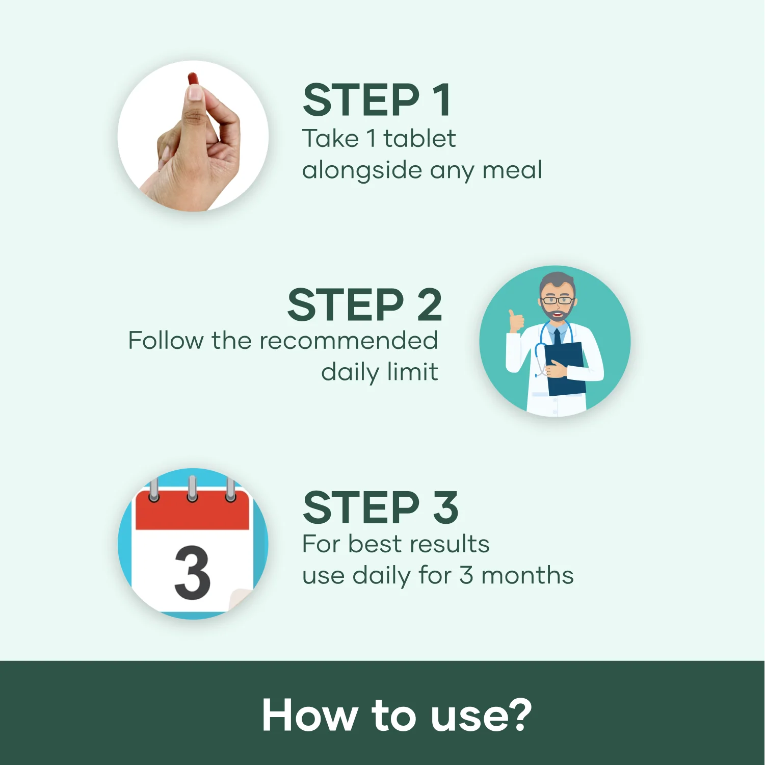 Biotin Tablets for hair growth | Vitamin b7 tablets | Best biotin for hair & beard growth | Biotin supplements - Image 4