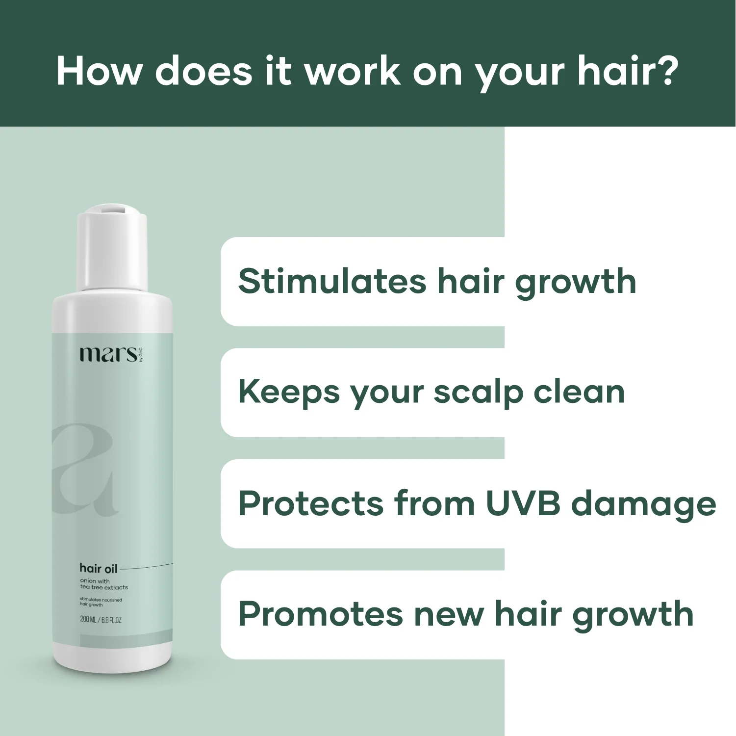 Onion Hair Oil for Long, Healthy & Strong Hair (1 Month Pack) - Image 3