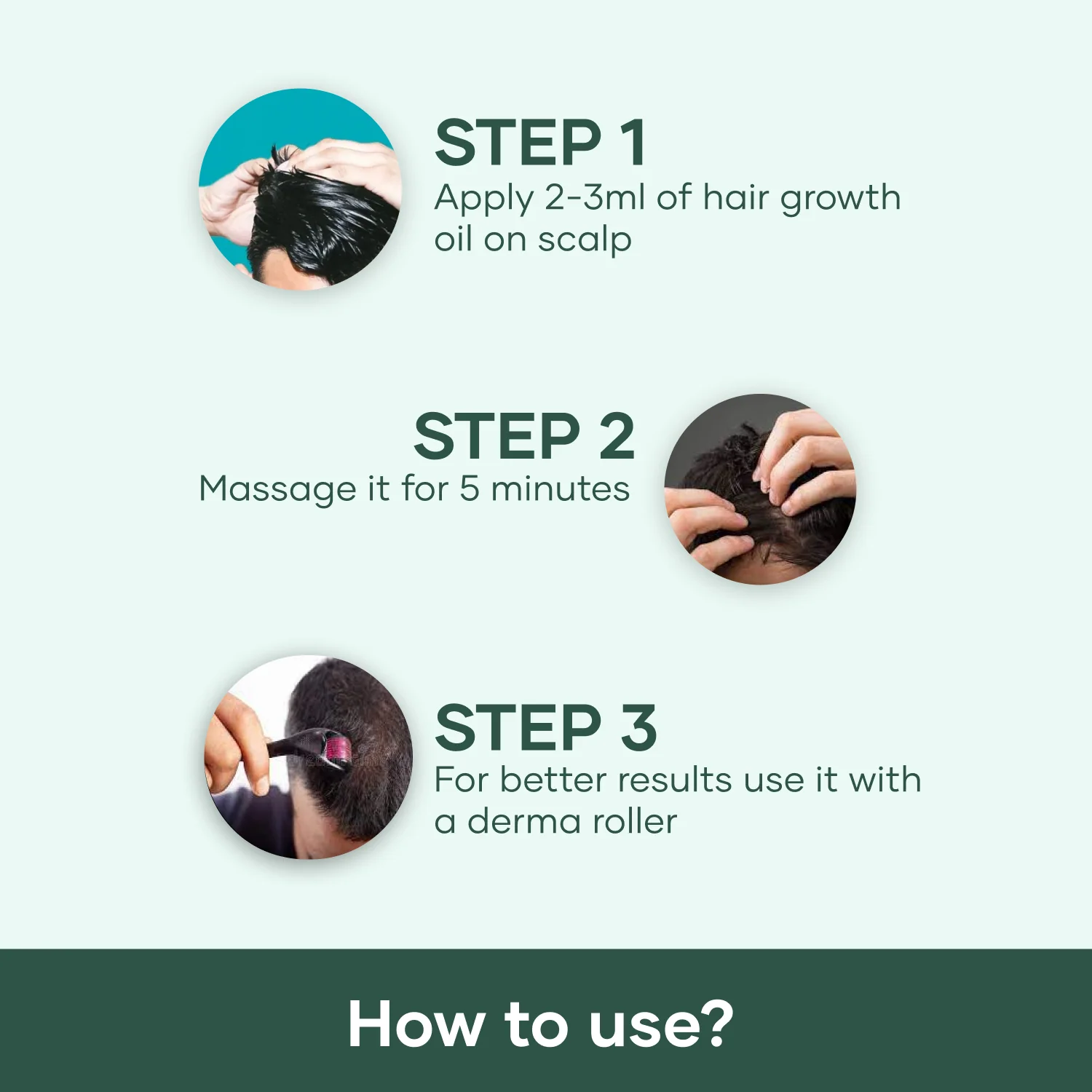 Onion Hair Oil for Long, Healthy & Strong Hair (1 Month Pack) - Image 4