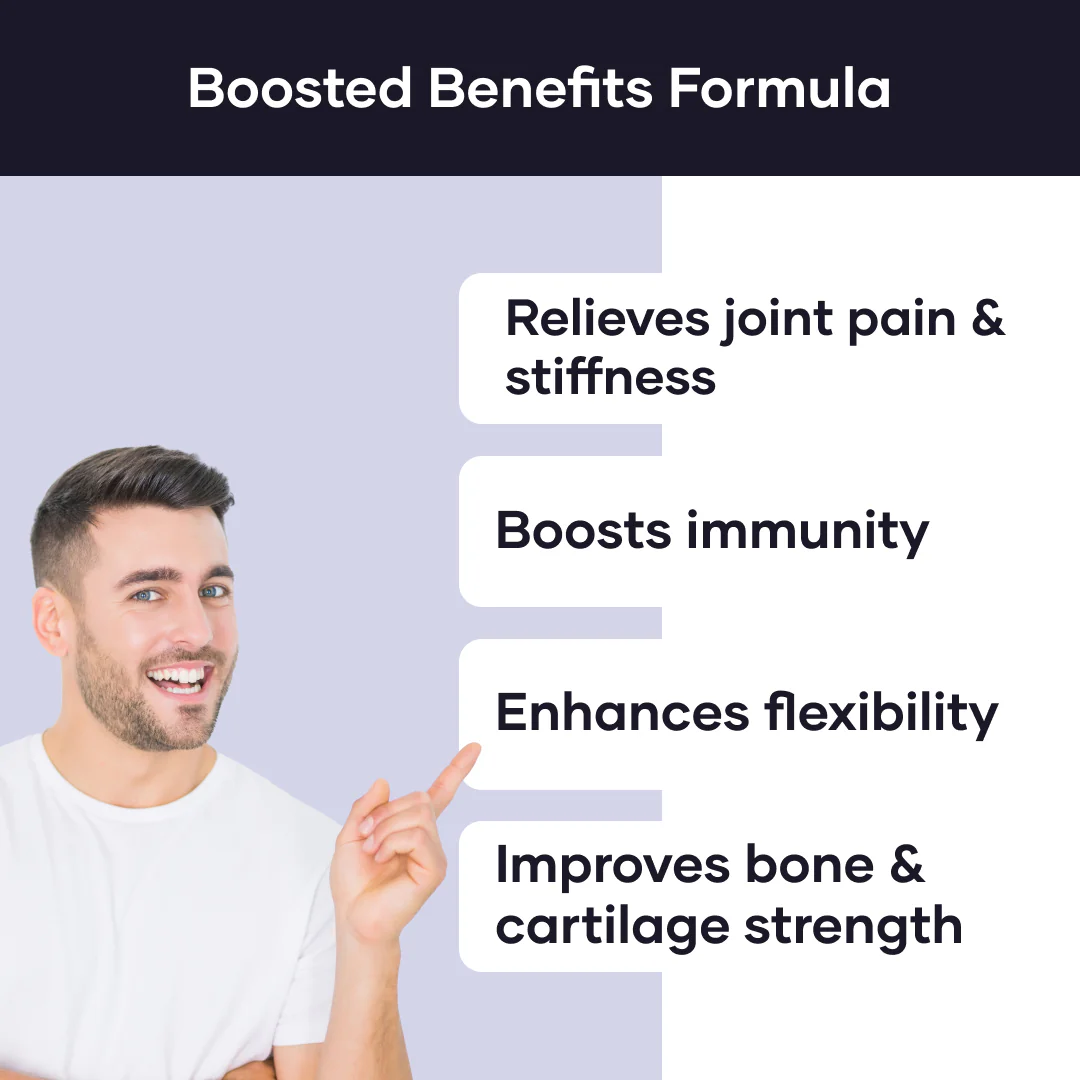 Joint Pain Relief Combo - Powered with Glucosamine, MSM, Vitamin D3 Formula - Image 5