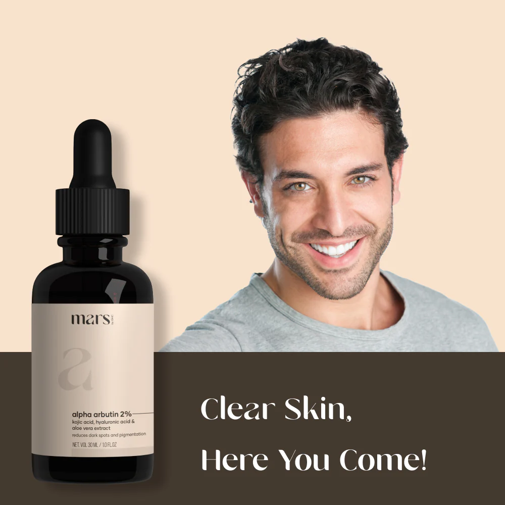 Mars 2% Alpha Arbutin Serum: With Kojic Acid, Hyaluronic Acid & Aloe Vera Extract - Image 5