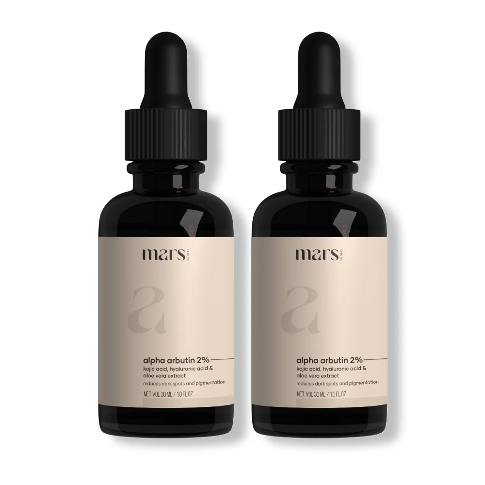 Mars 2% Alpha Arbutin Serum: With Kojic Acid, Hyaluronic Acid & Aloe Vera Extract - Image 6