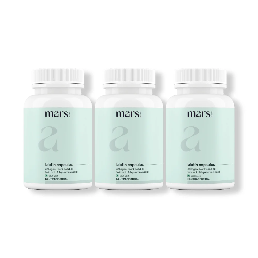 Mars Hair Growth Capsules: Powered with Biotin, Collagen, Black Seed Oil & Folic Acid - Image 7