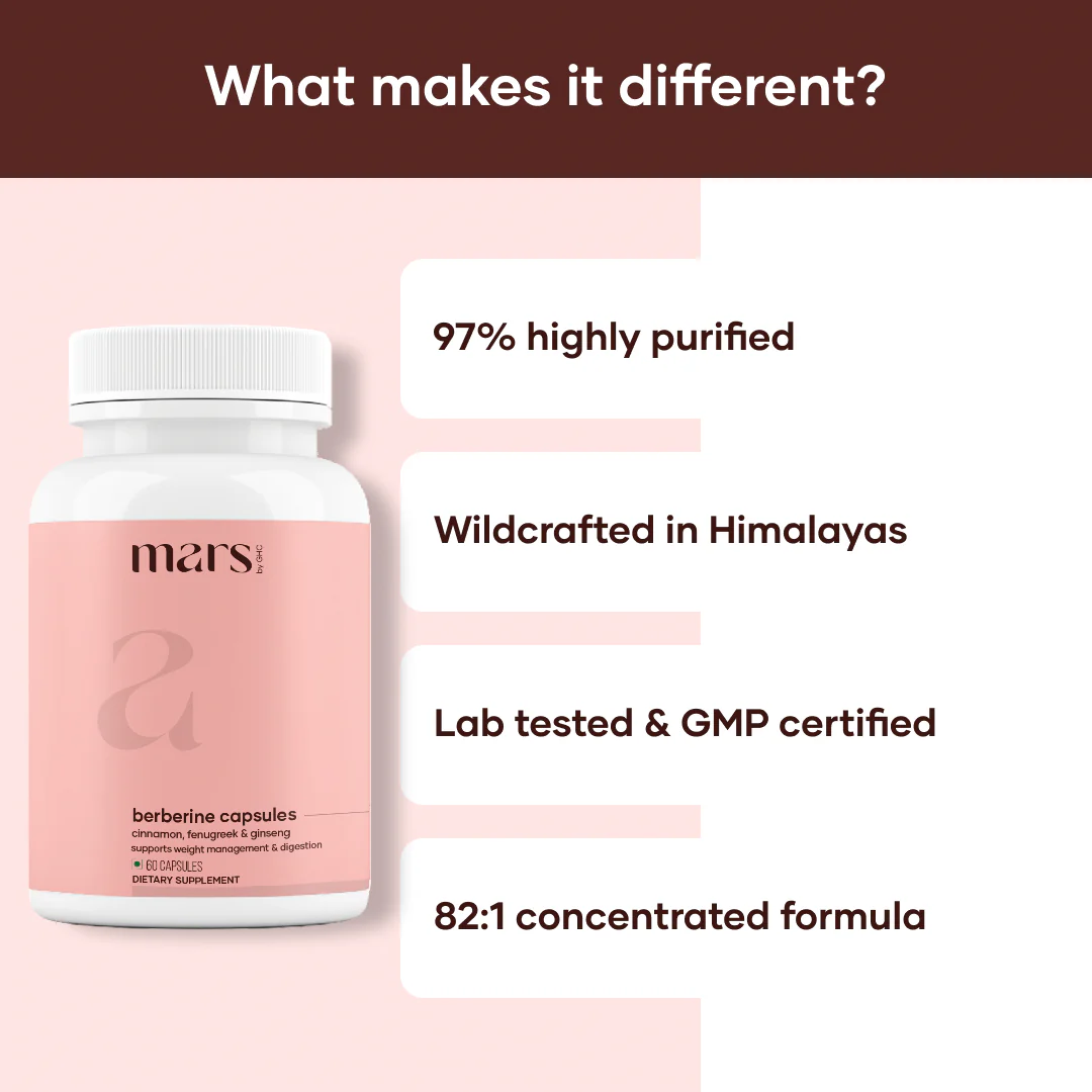 Mars Himalayan Berberine Capsules: Harnessing the Power of the Himalayas - Image 4
