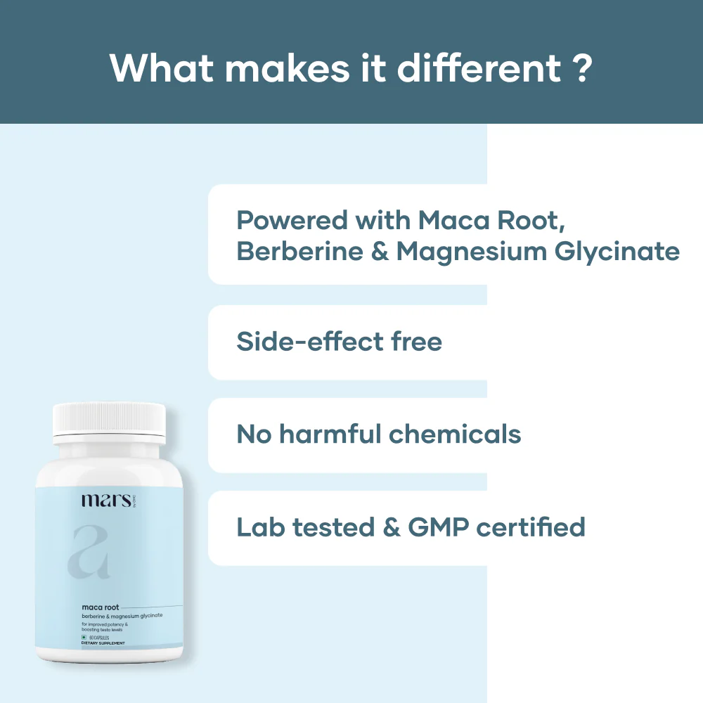 Mars Maca Root Caps (Ginseng): Powered With Magnesium & Berberine - Image 6