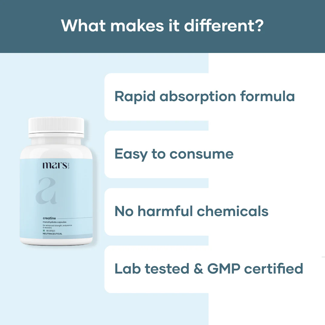 Mars Micronized Creatine Monohydrate Caps (180 N) - Image 4