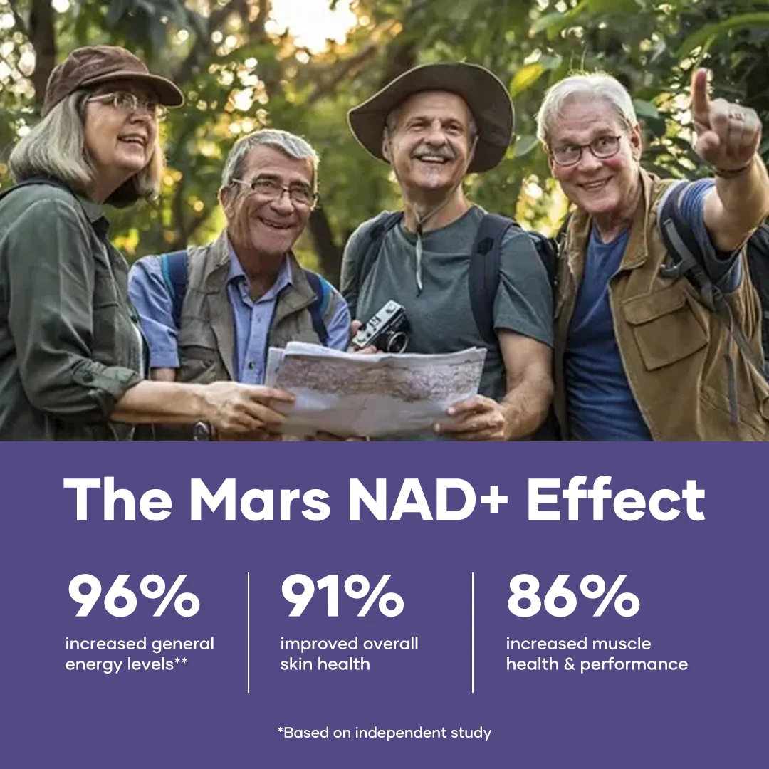Mars NAD+ Capsules with NADH, CoQ10 & B-Vitamins – Cellular Energy, Brain Health & Longevity Support (60 Capsules) - Image 9