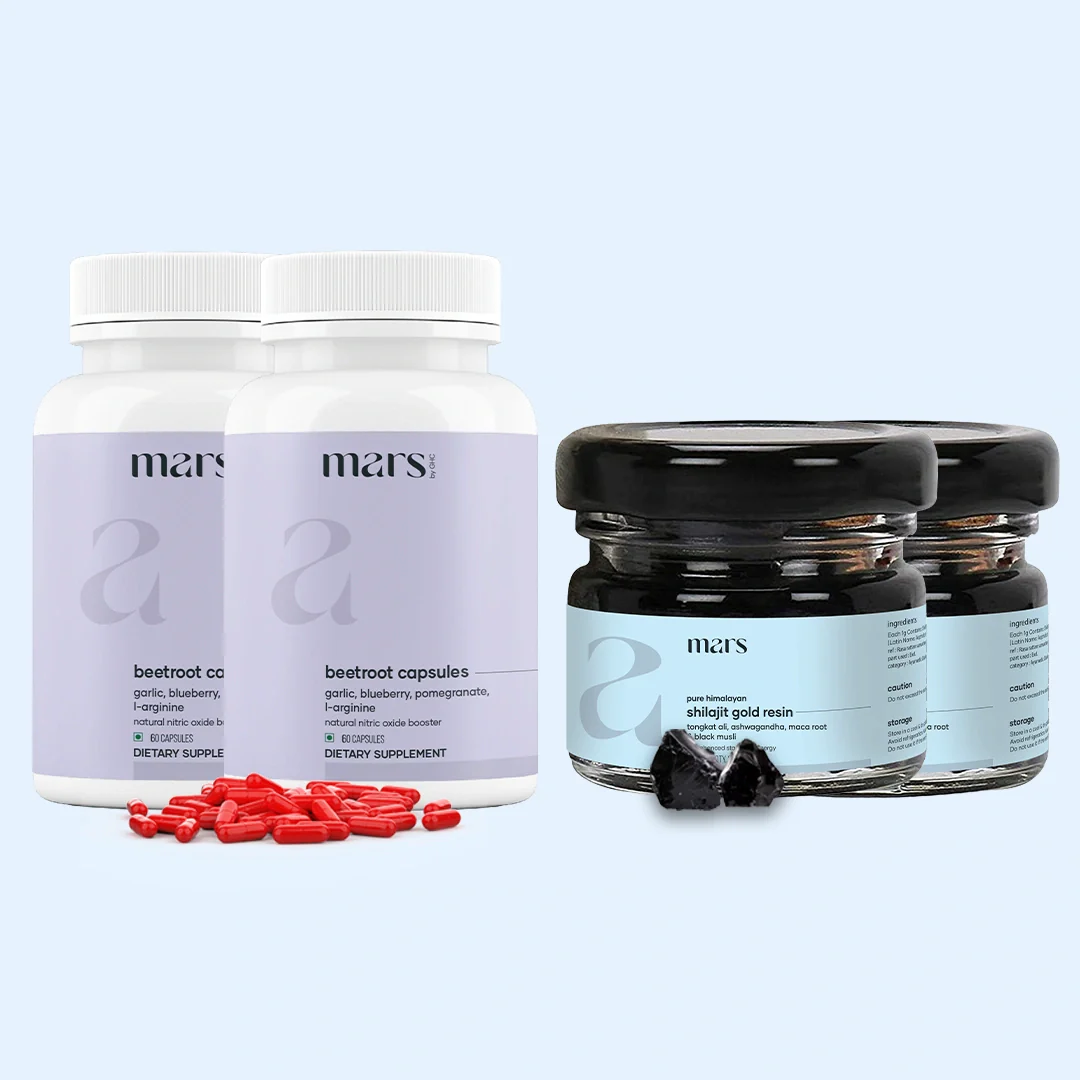 Mars Nitric Gold Combo : Mars Beetroot Nitric Oxide Booster & Mars Pure Himalayan Shilajit Gold Resin - Image 10