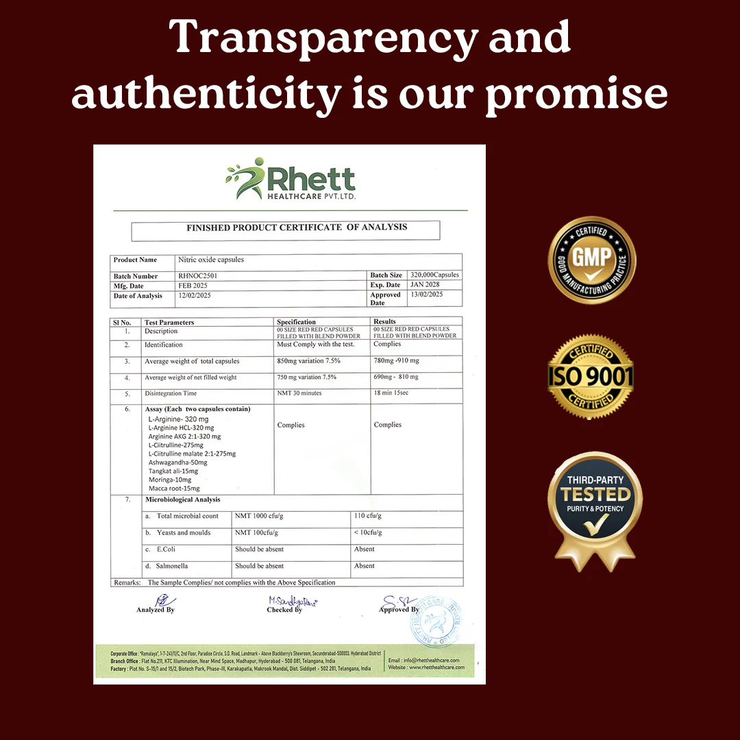 Mars Nitric Oxide Capsules with L-Arginine, L-Citrulline & Adaptogens – Circulation, Endurance & Recovery Support (60N) - Image 7