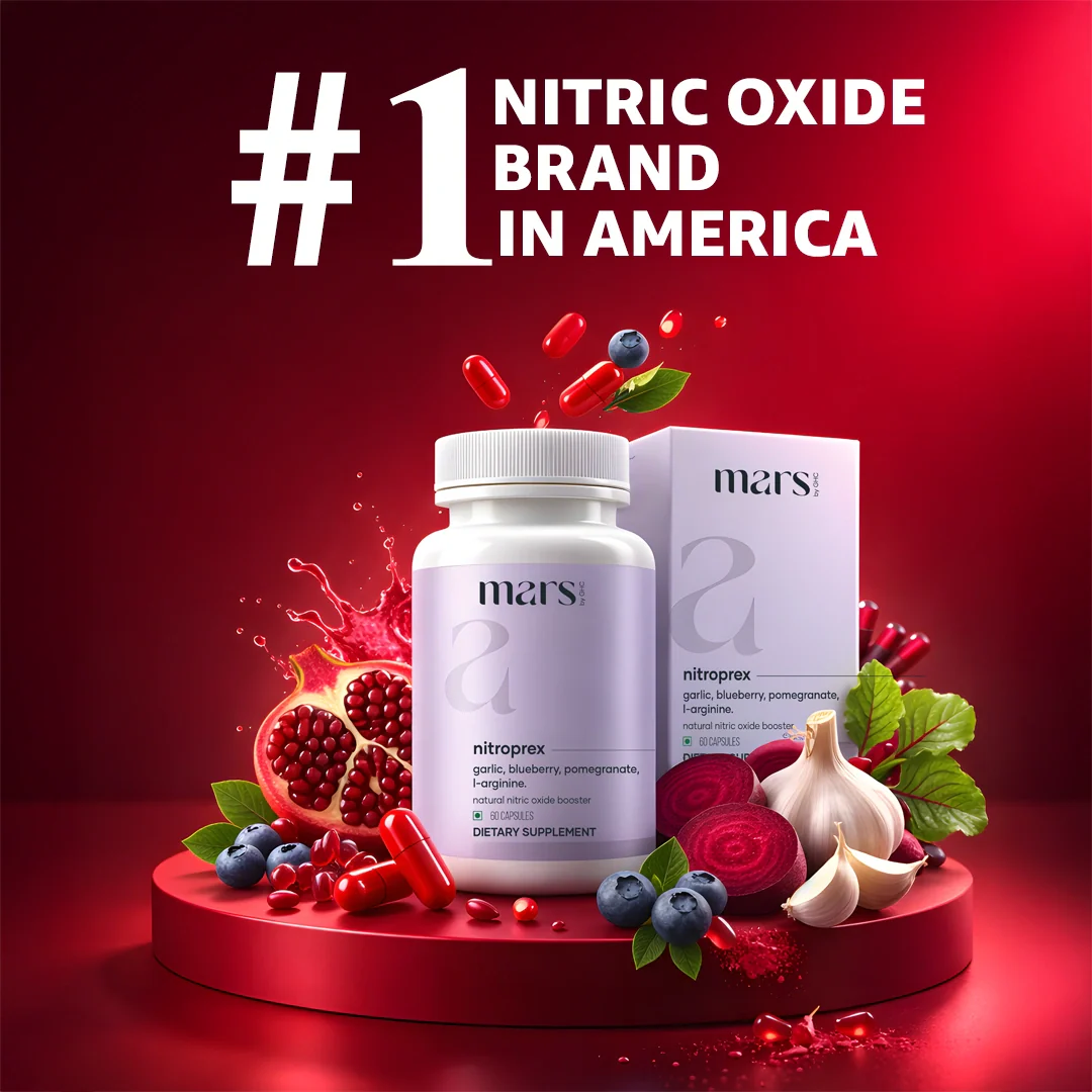 Mars NitroPrex: A Natural Nitric Oxide Booster with Improved Blood Flow, Size & Bedroom Performance - Image 3