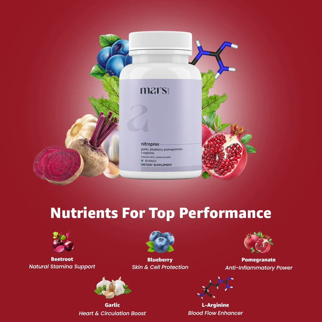 Mars NitroPrex: A Natural Nitric Oxide Booster with Improved Blood Flow, Size & Bedroom Performance - Image 4