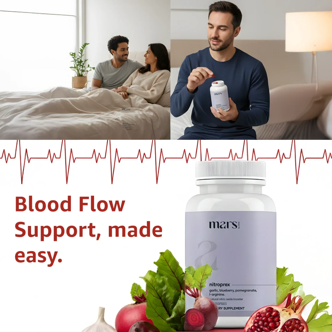 Mars NitroPrex: A Natural Nitric Oxide Booster with Improved Blood Flow, Size & Bedroom Performance - Image 7