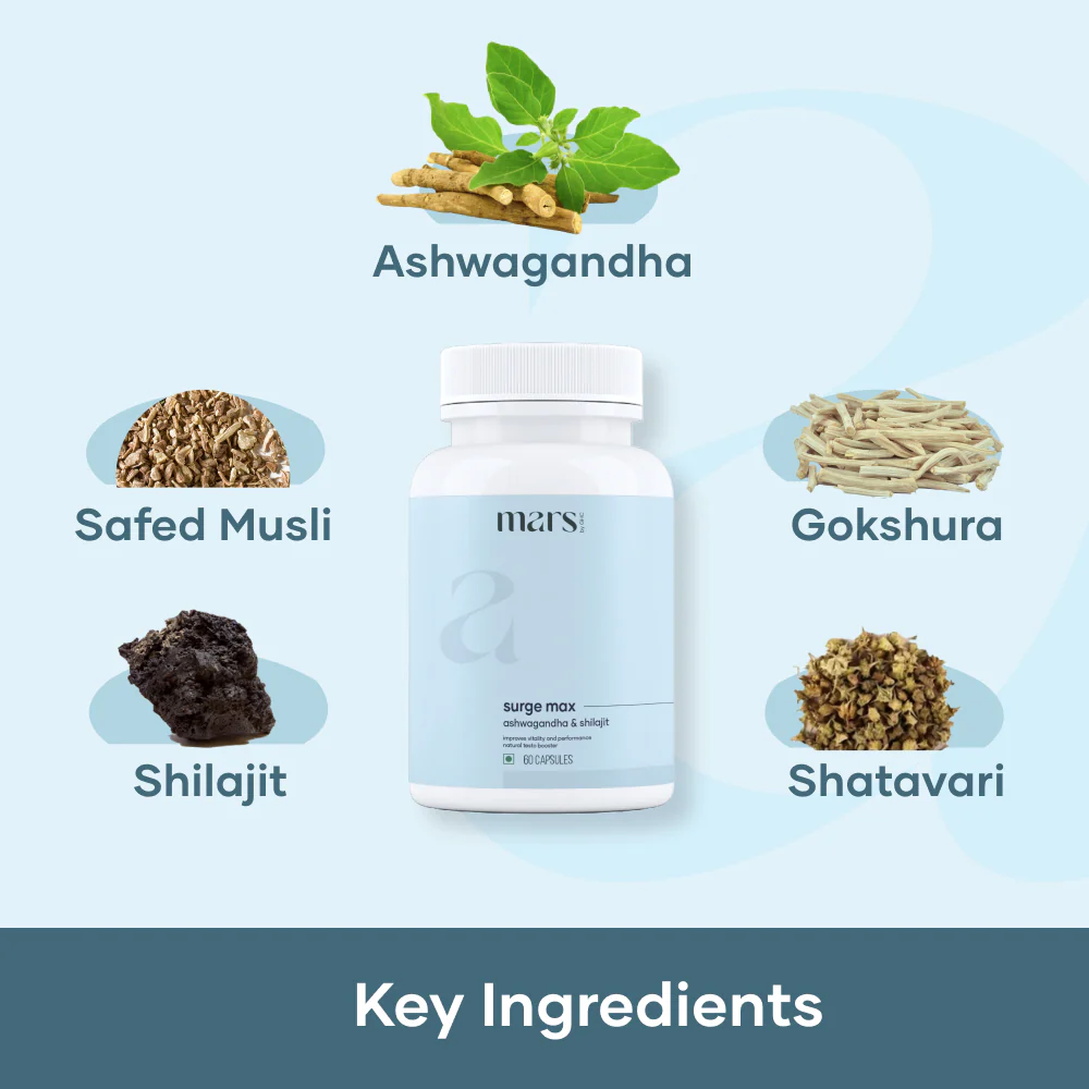 Mars Peak Performance Combo: Ashwagandha Capsules & Micronized Creatine Monohydrate Capsules - Image 3