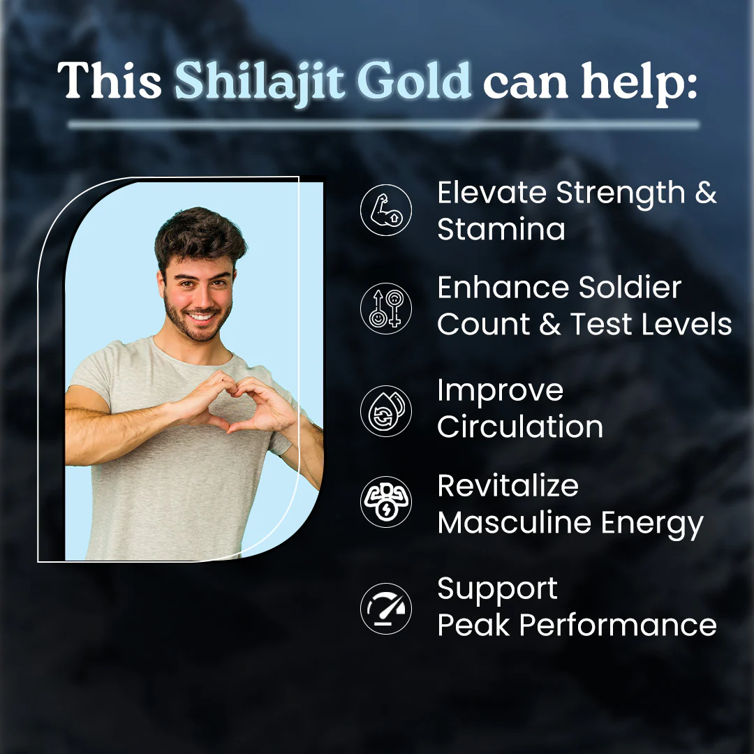 Mars Pure Himalayan Shilajit Gold Resin - A Natural Testosterone Support - Image 3
