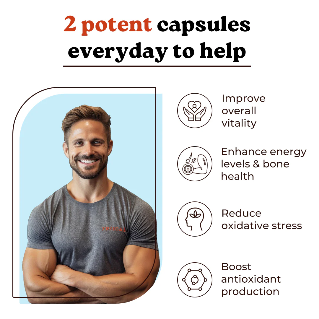 Mars Pure Lion's Mane Caps: Powered with Moringa, Tongkat Ali & Cod Liver Oil (60 N) - Image 7