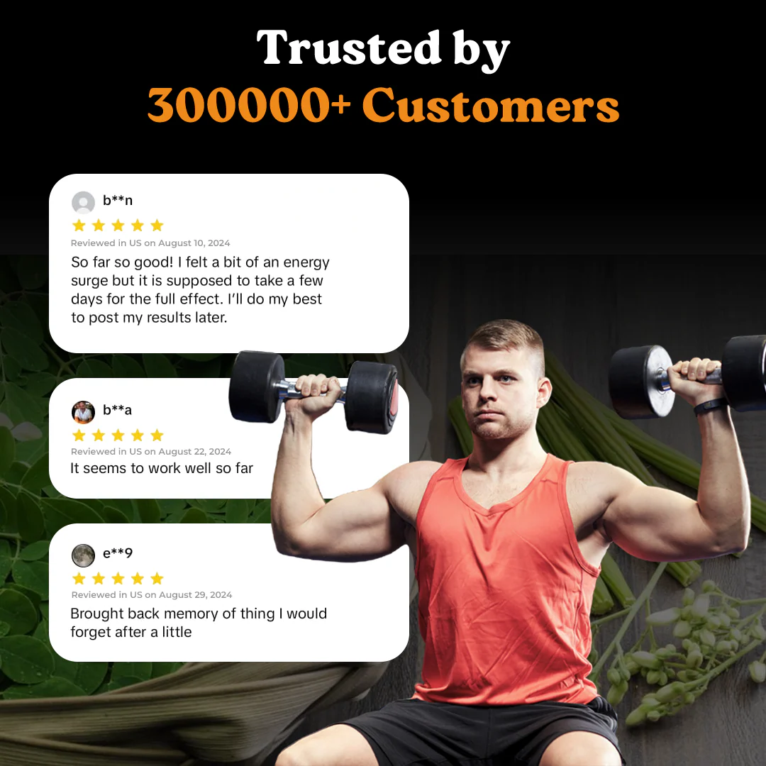 Mars Pure Lion's Mane Caps: Powered with Moringa, Tongkat Ali & Cod Liver Oil (60 N) - Image 9