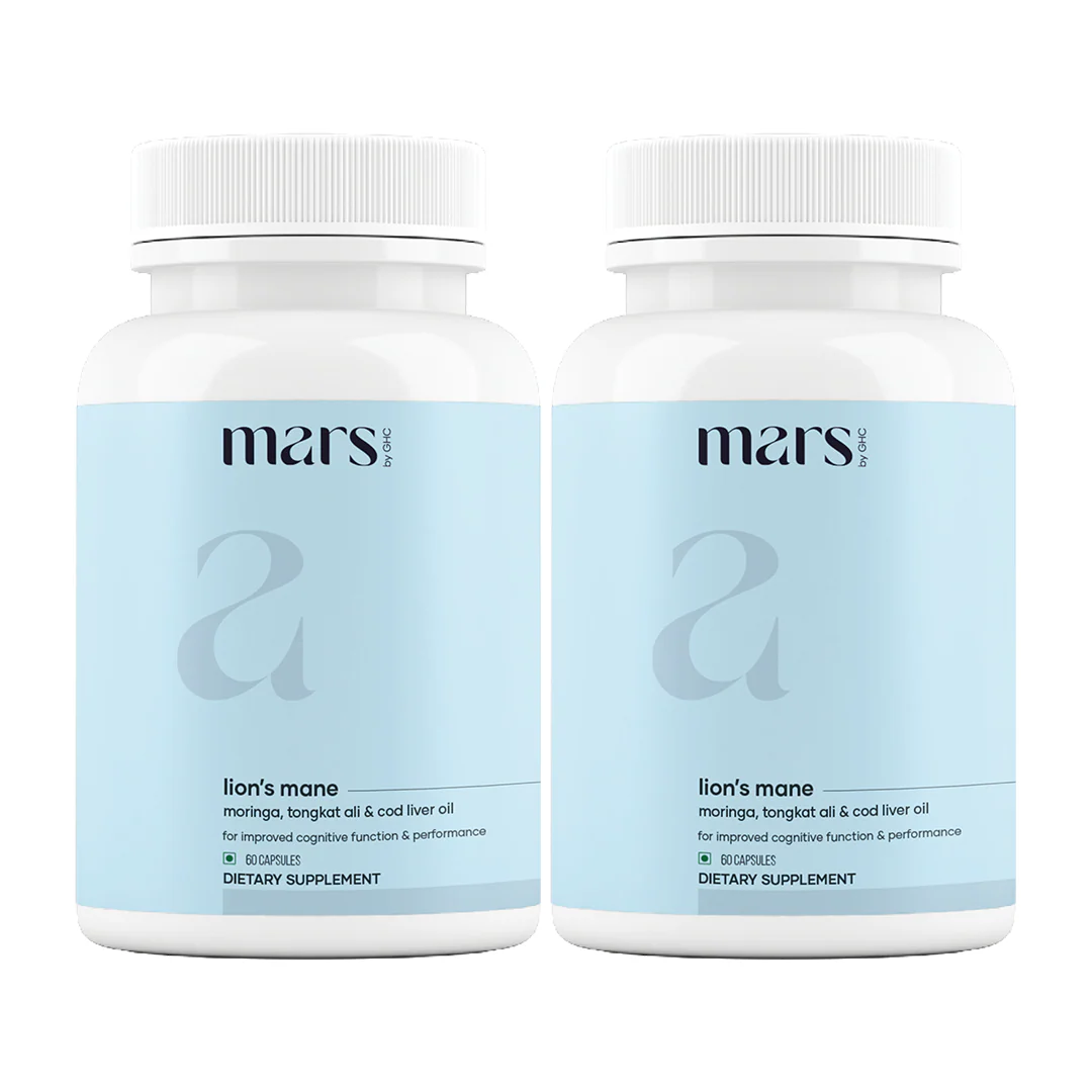 Mars Pure Lion's Mane Caps: Powered with Moringa, Tongkat Ali & Cod Liver Oil (60 N) - Image 10