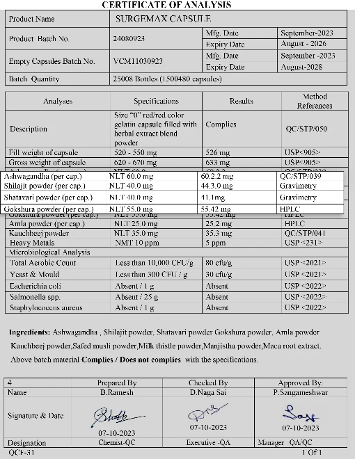 Mars Pure Shilajit Caps: Powered with Ashwagandha - Image 3