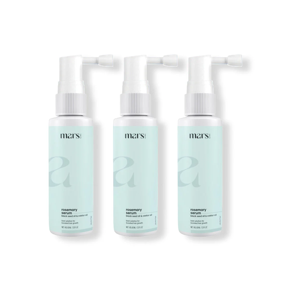 Mars Rosemary Hair Growth Serum : Powered With Black Seed Oil, Castor Oil & Redensyl - Image 9