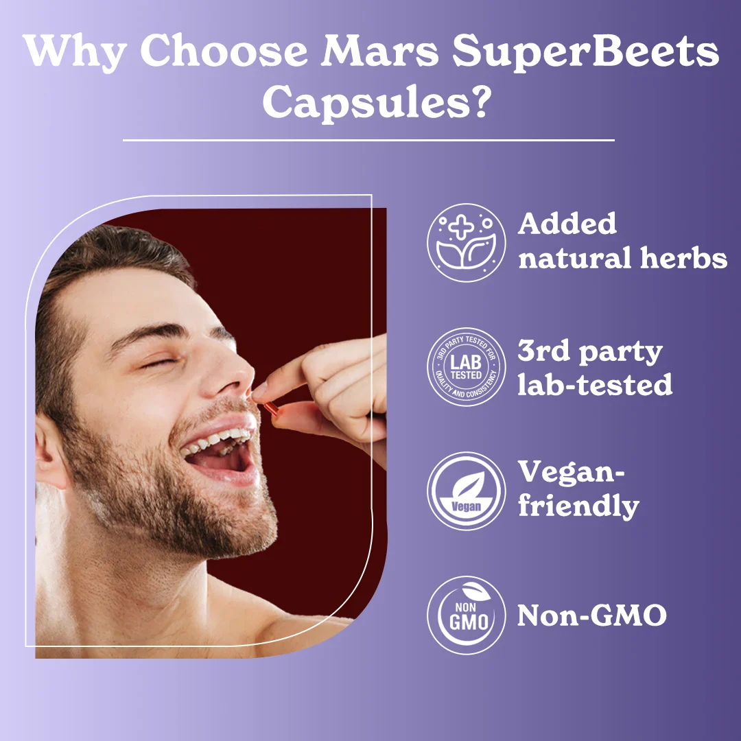 Mars SuperBeets: A Beetroot & L-Arginine-Powered Nitric Oxide Booster - Image 12