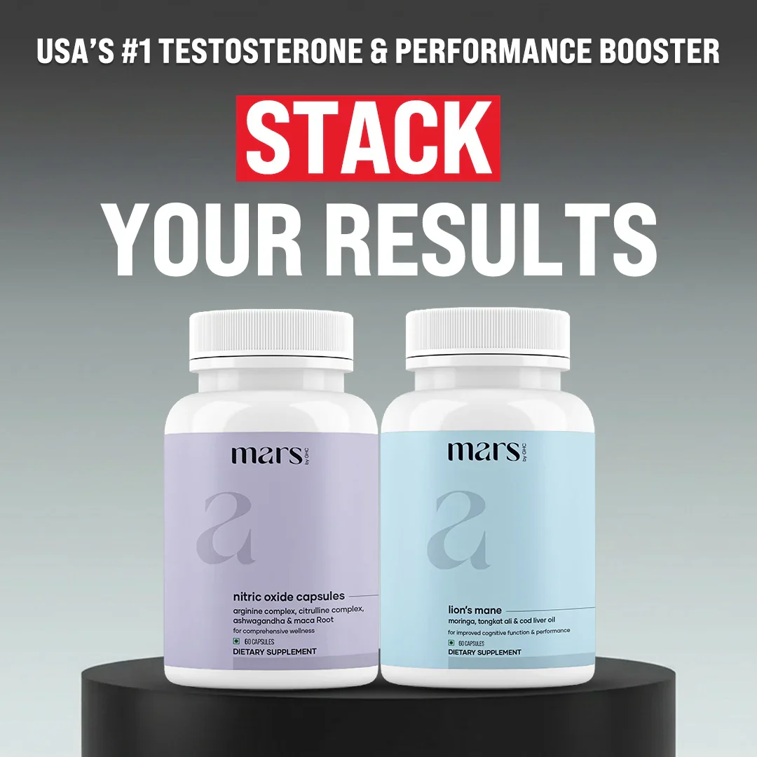 Mars Vitality Max - A Lion’s Mane & Nitric Oxide Combo for Better Stamina & Performance - Image 12