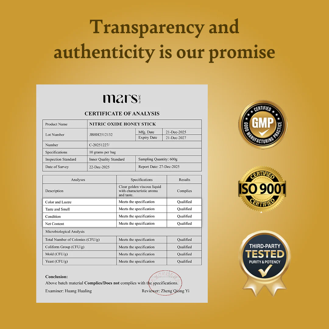 Nitric Oxide Honey Sticks for Energy, Endurance & Vital Strength with Ashwagandha, Maca Extract, Moringa, L-Arginine & L-Citrulline - Image 8