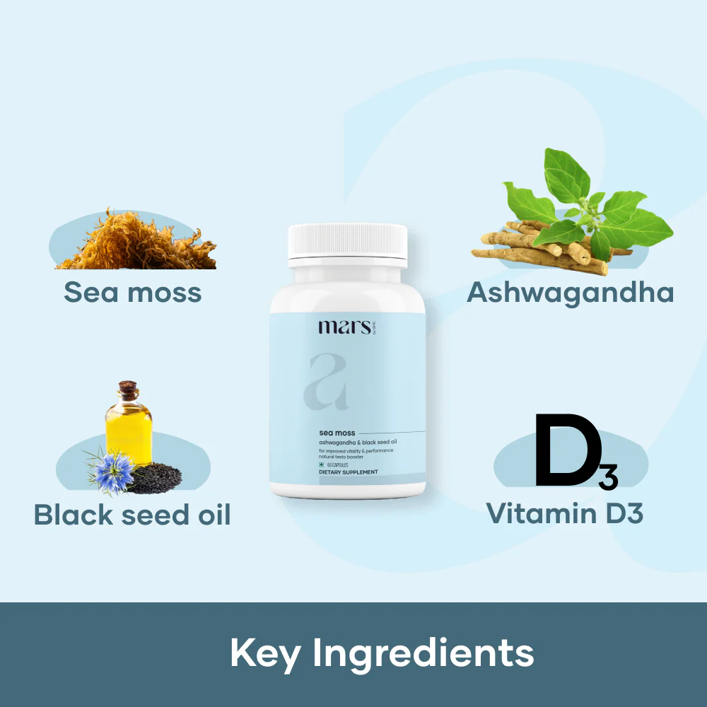 Power Surge Combo: Natural Ashwagandha & Natural Sea Moss Capsules - Image 4