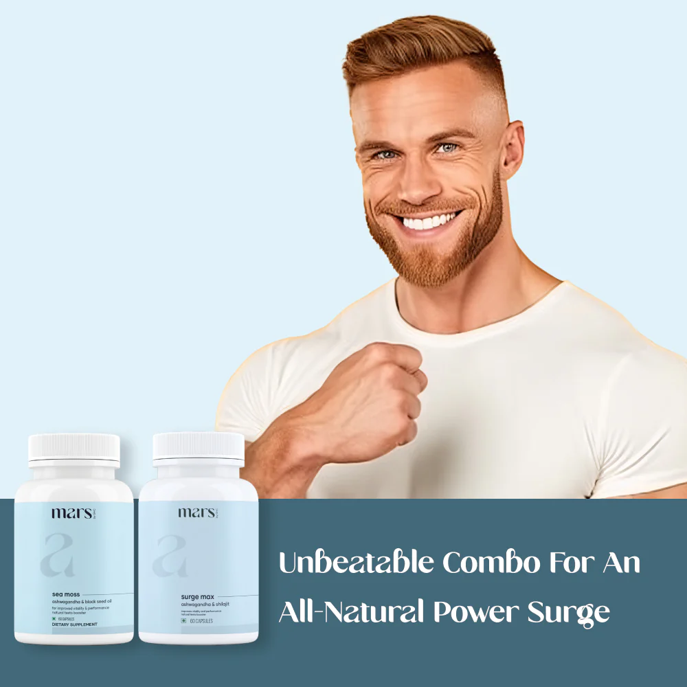 Power Surge Combo: Natural Ashwagandha & Natural Sea Moss Capsules - Image 7