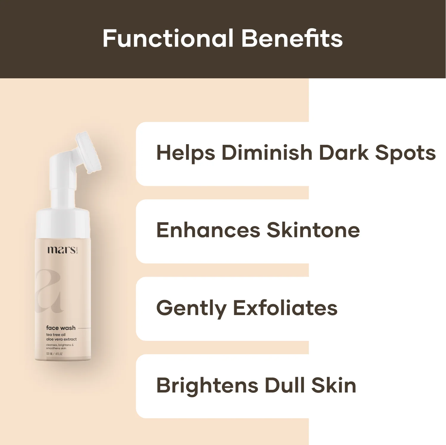 Foaming Face Wash with Exfoliating Brush - Image 3