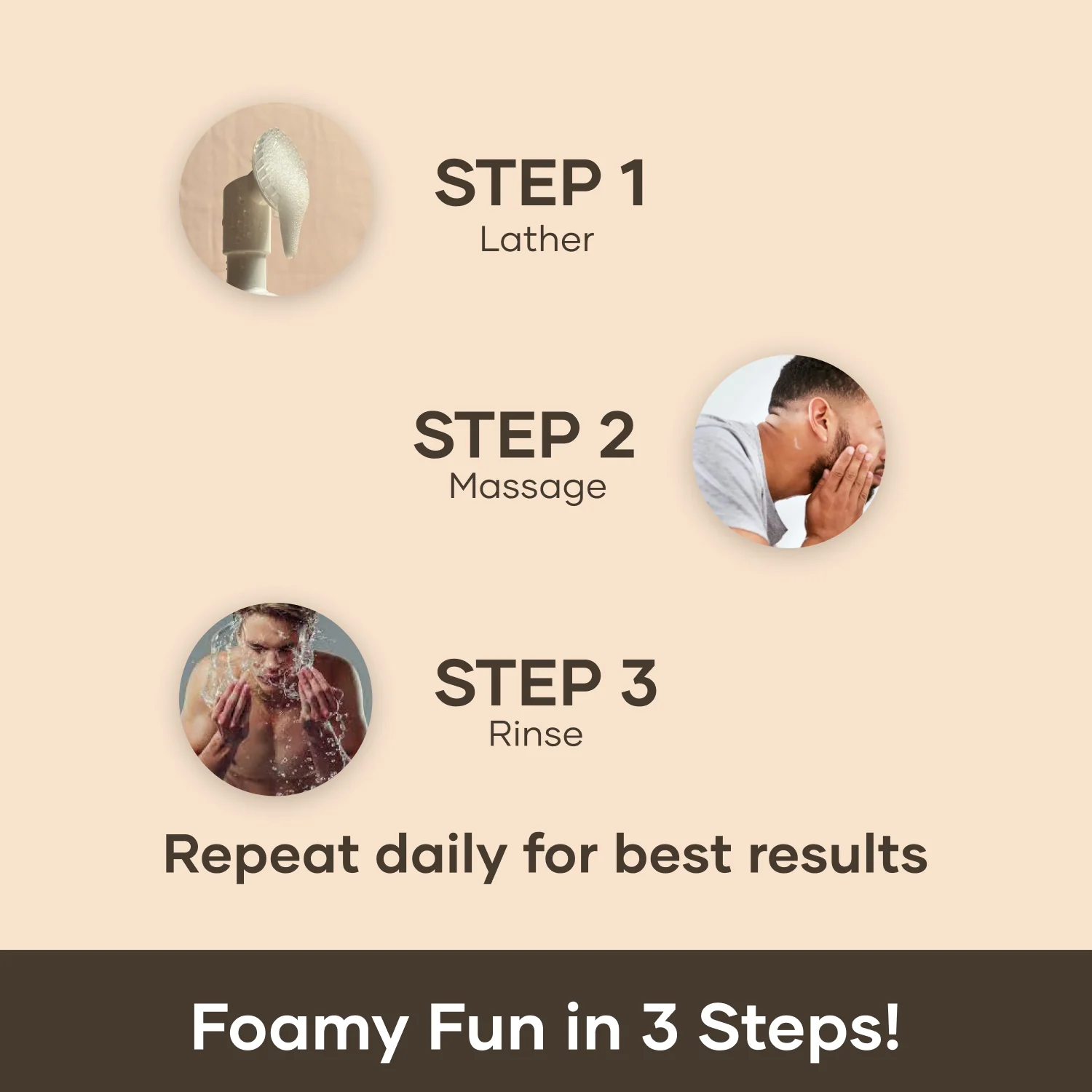 Foaming Face Wash with Exfoliating Brush - Image 4