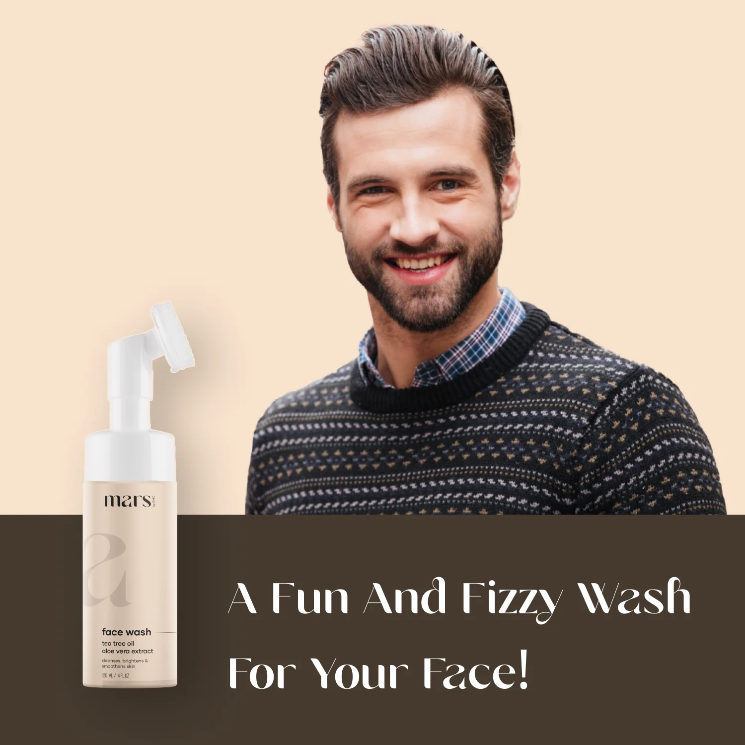 Foaming Face Wash with Exfoliating Brush - Image 5