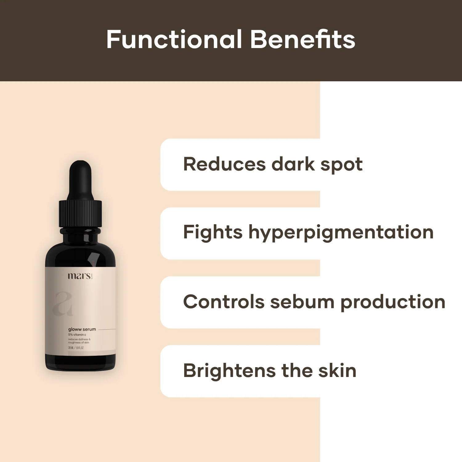 Vitamin C Face Serum with Niacinamide (1 month pack) - Image 3