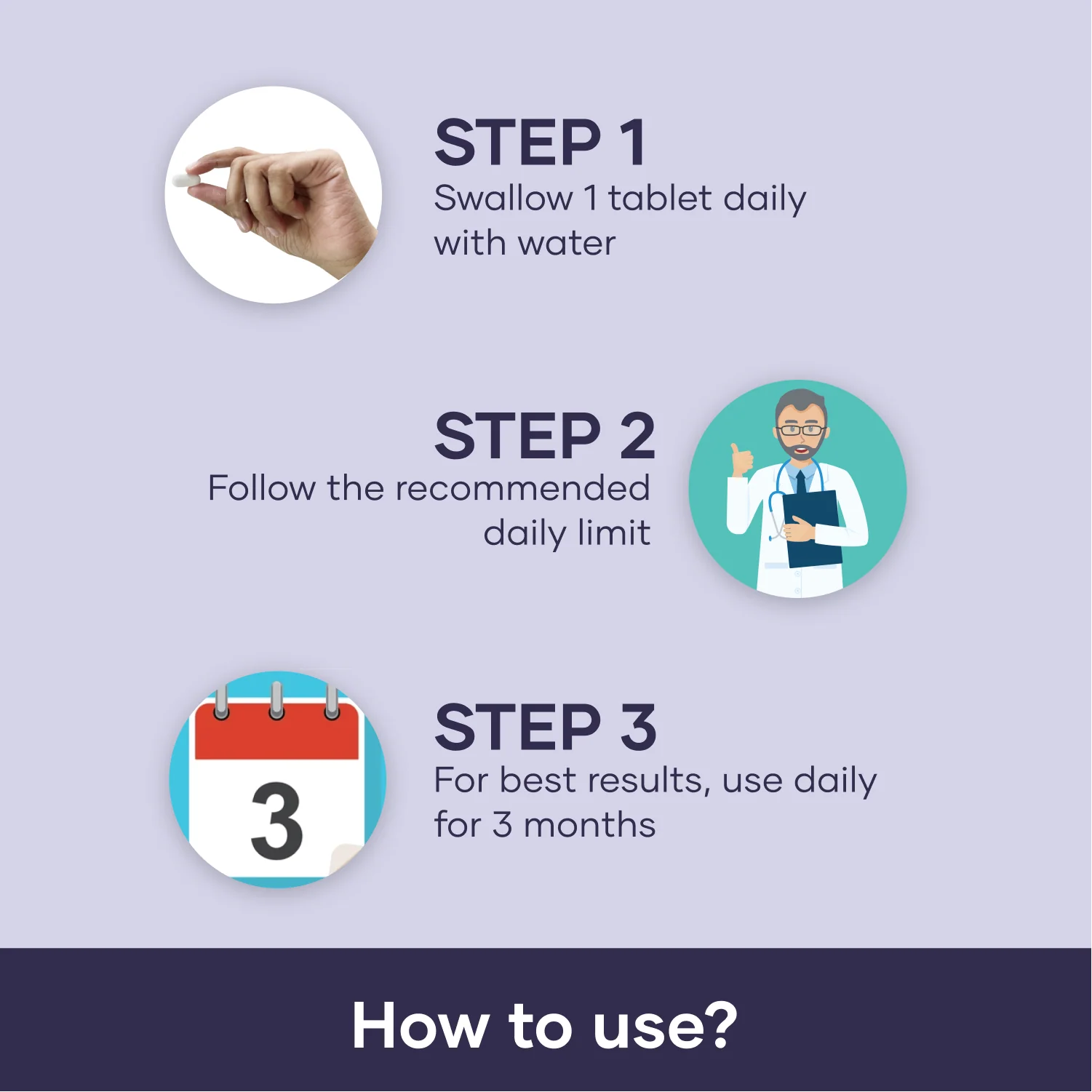 Vitamin D3 400 IU + Calcium 1000mg - (60 N) - Image 4